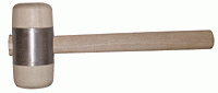 Holzhammer mit Metallmantel 70 mm